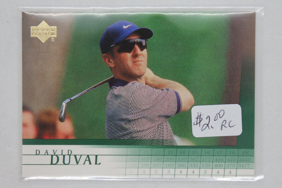 David Duval 2001 Upper Deck Rookie Card