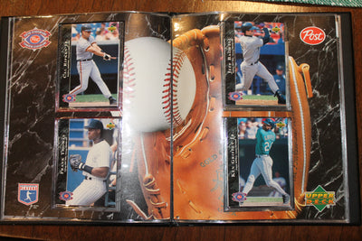 1995 Post Upper Deck Fifth Anniversary Baseball Card Album with all 18 cards - Complete Set