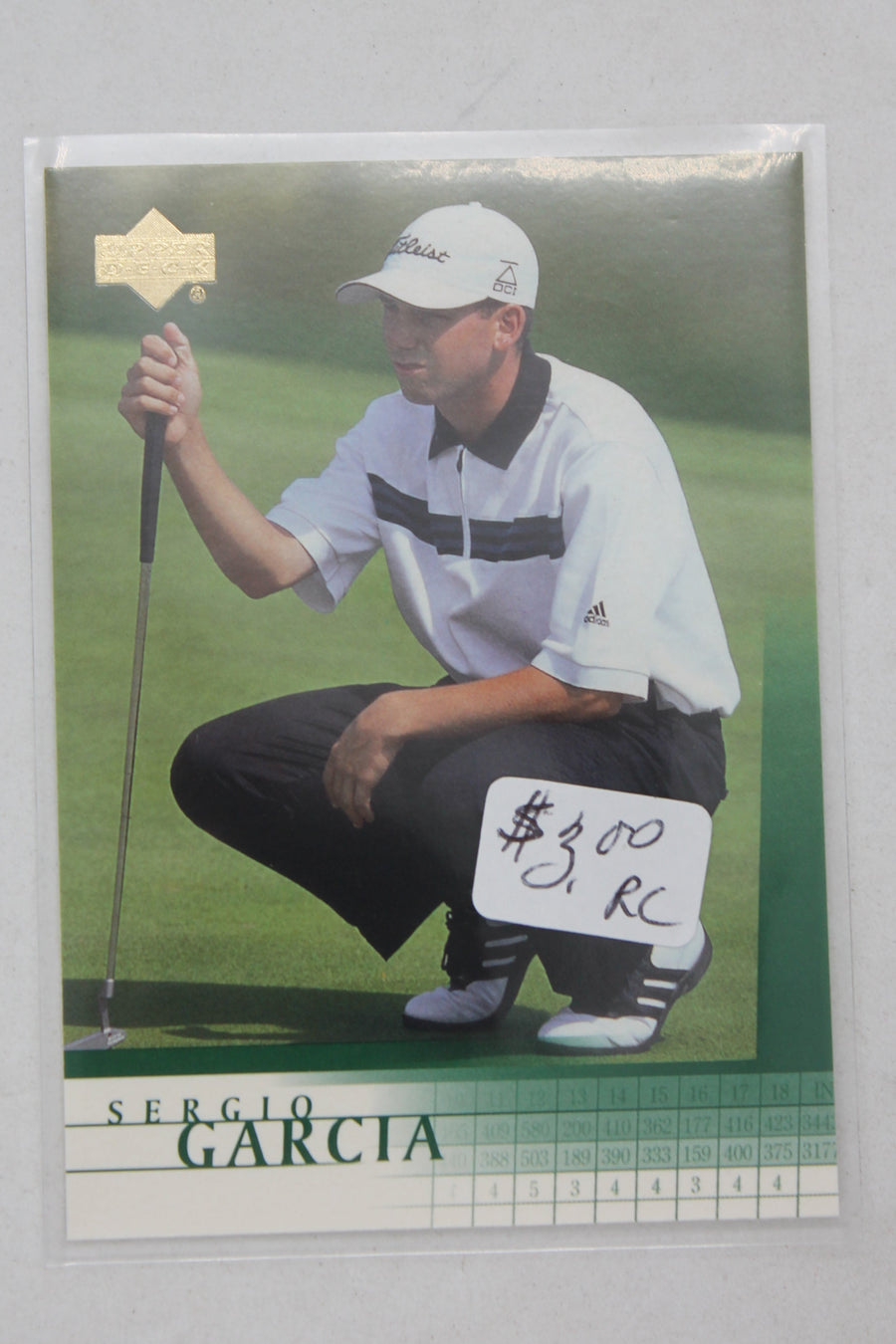 Sergio Garcia 2001 Upper Deck Rookie Card