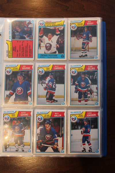 1983-84 O-PEE-CHEE Hockey Complete Set 396/396 - 9 Gretzky Cards