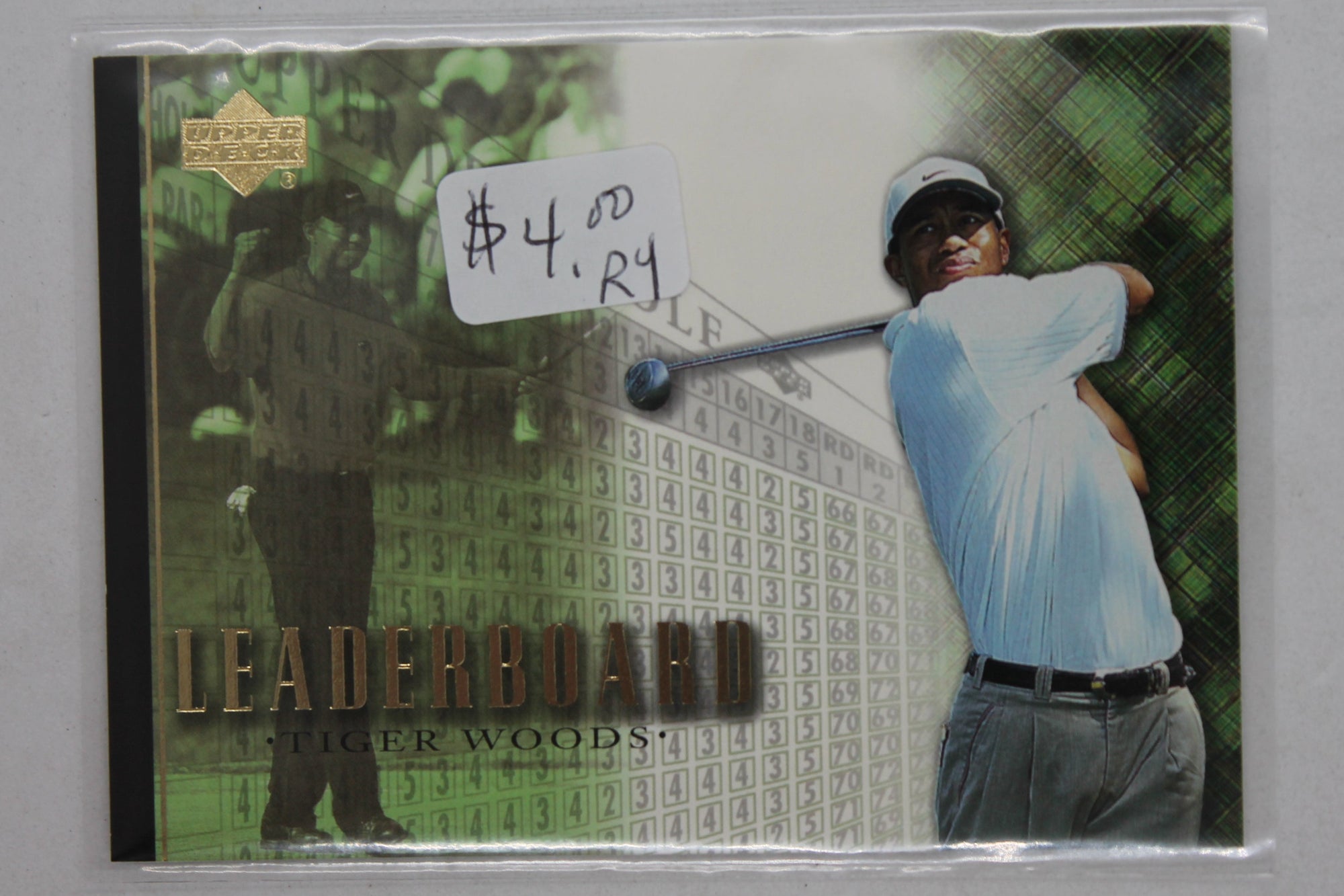 Tiger Woods 2001 Upper Deck - [Base] #90 Leaderboard - Rookie Year Card