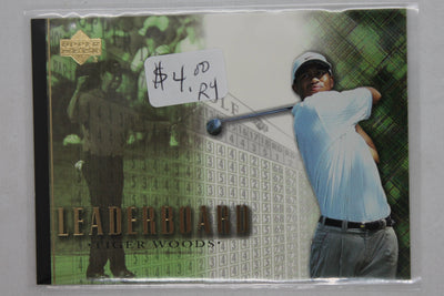 Tiger Woods 2001 Upper Deck - [Base] #90 Leaderboard - Rookie Year Card