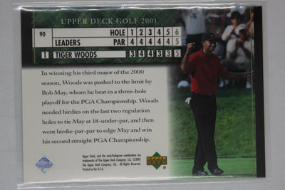 Tiger Woods 2001 Upper Deck - [Base] #90 Leaderboard - Rookie Year Card
