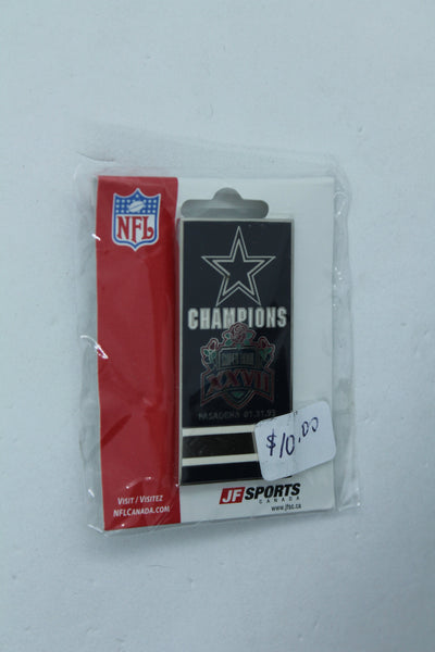 NFL Dallas Cowboys Super Bowl XXVII Champions Pin - Pasadena 1993