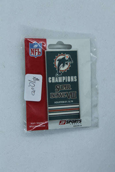 NFL Miami Dolphins Super Bowl VIII Champions Pin - Houston 1974