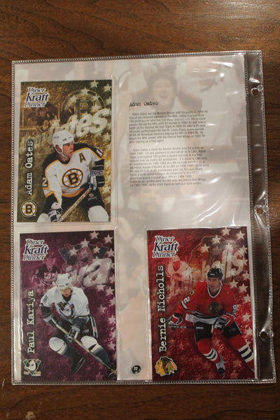 1996-1997 Kraft NHL Hockey Complete Factory Set in Binder