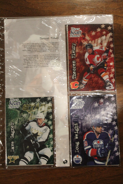 1996-1997 Kraft NHL Hockey Complete Factory Set in Binder