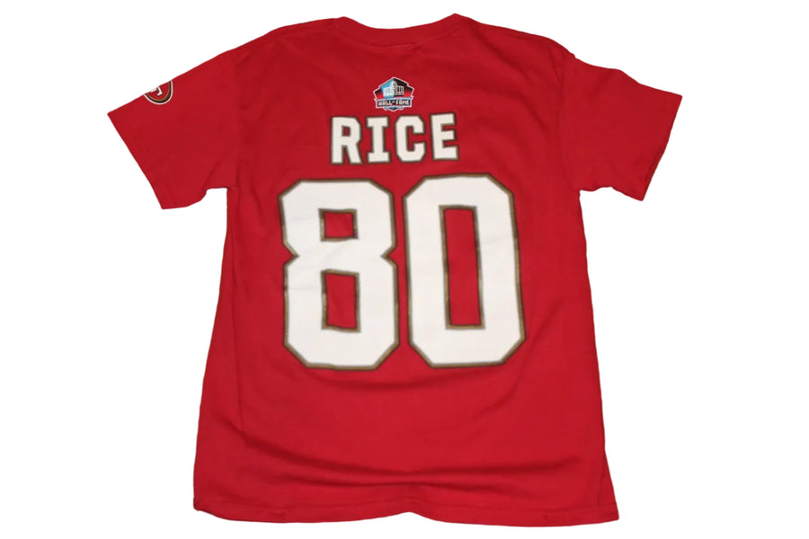 NFL San Francisco 49ers Men's Jerry Rice #80 NFL Team Apparel T-Shirt - Medium