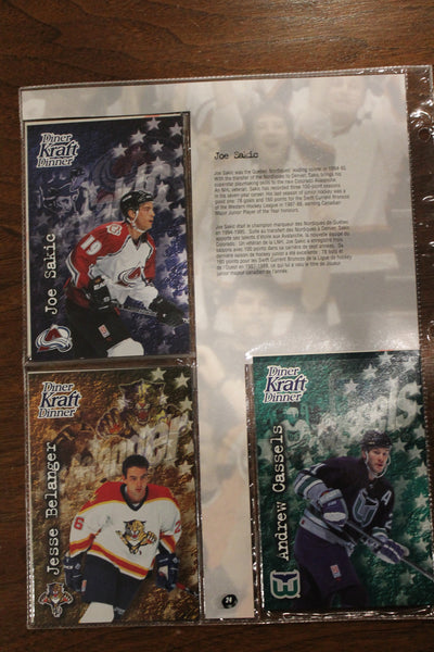 1996-1997 Kraft NHL Hockey Complete Factory Set in Binder