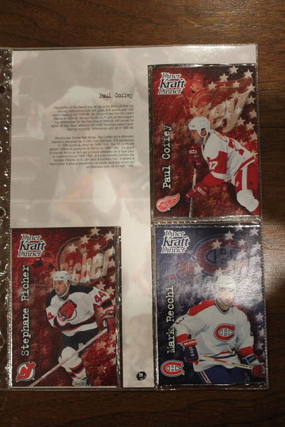 1996-1997 Kraft NHL Hockey Complete Factory Set in Binder