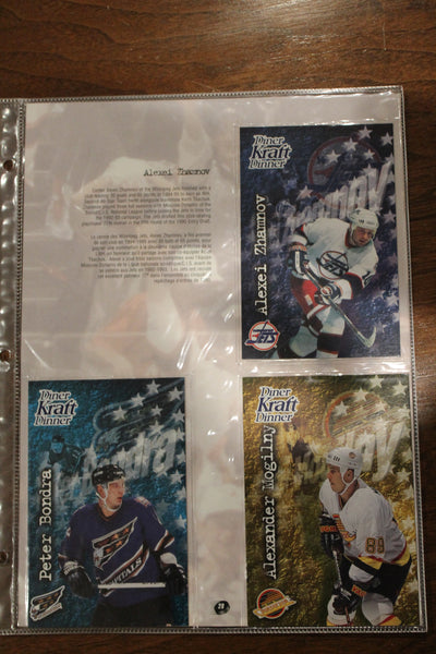 1996-1997 Kraft NHL Hockey Complete Factory Set in Binder