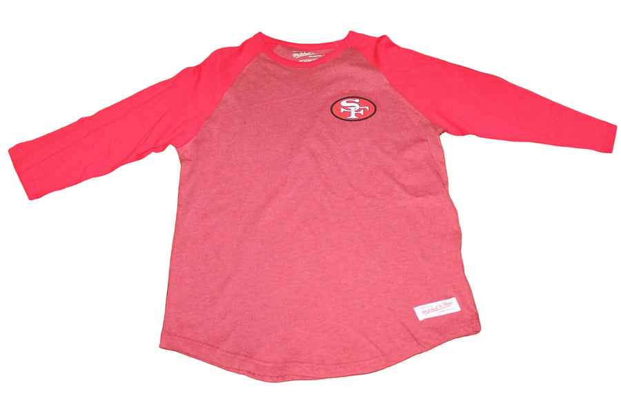 NFL San Francisco 49ers Mitchell & Ness 3/4 Sleeve Tee