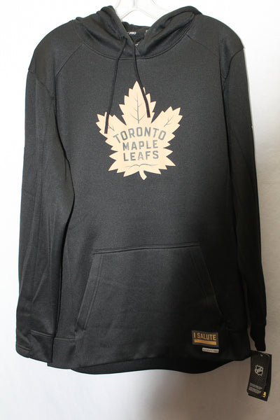 NHL Toronto Maple Leafs Fanatics Military "I Salute" Hoodie - (Black)