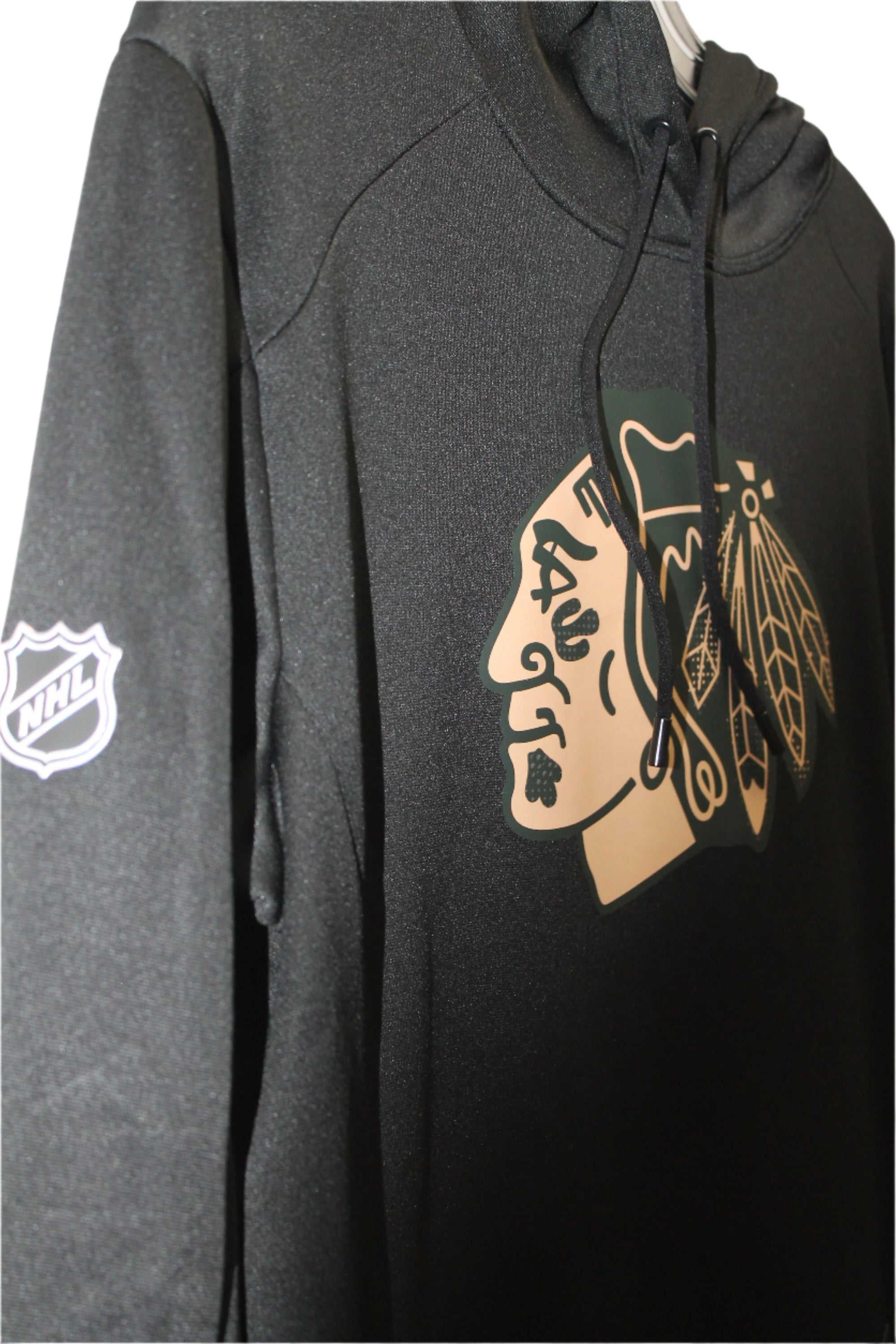 NHL Chicago Blackhawks Fanatics Military "I Salute" Hoodie - (Black)