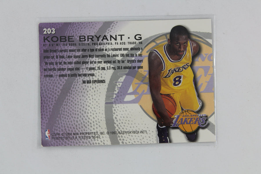 Kobe Bryant Fleer Rookie Card