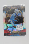 Jameson Williams 2022 Panini Select Black & Red Prizm Die-Cut -  Rookie Card