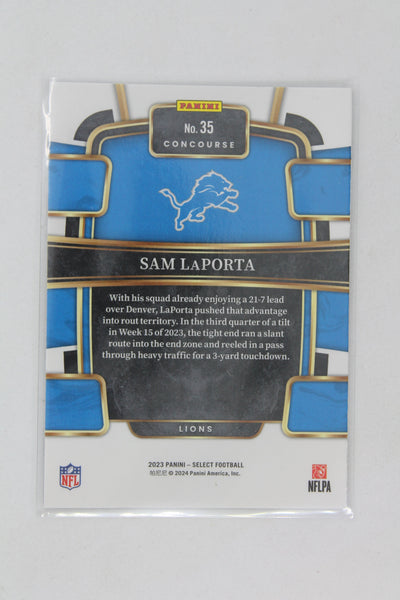 Sam LaPorta 2023 Panini Select Concourse Rookie Card