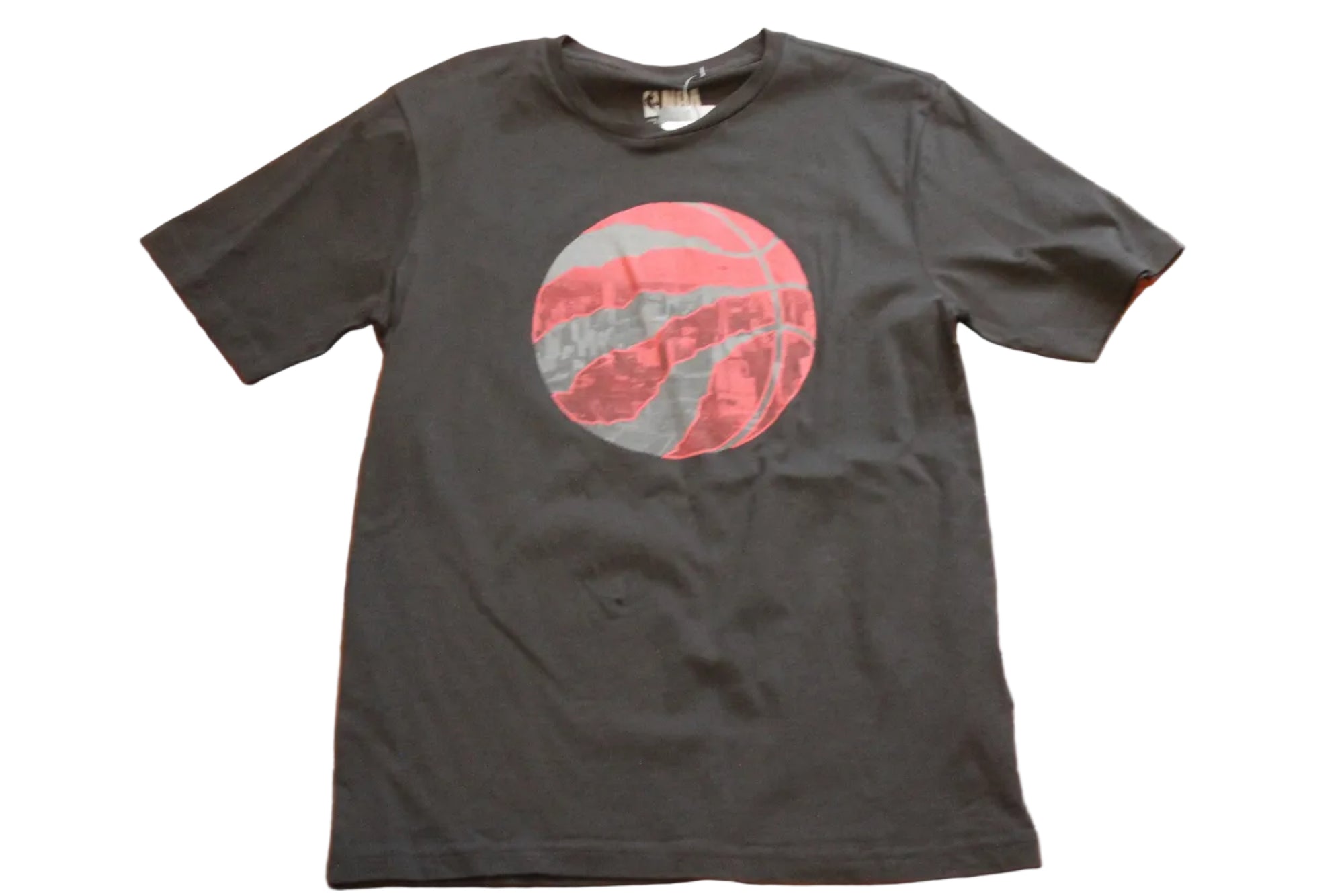 NBA Toronto Raptors Men's NBA Apparel Logo City Scape Tee - Black - Small