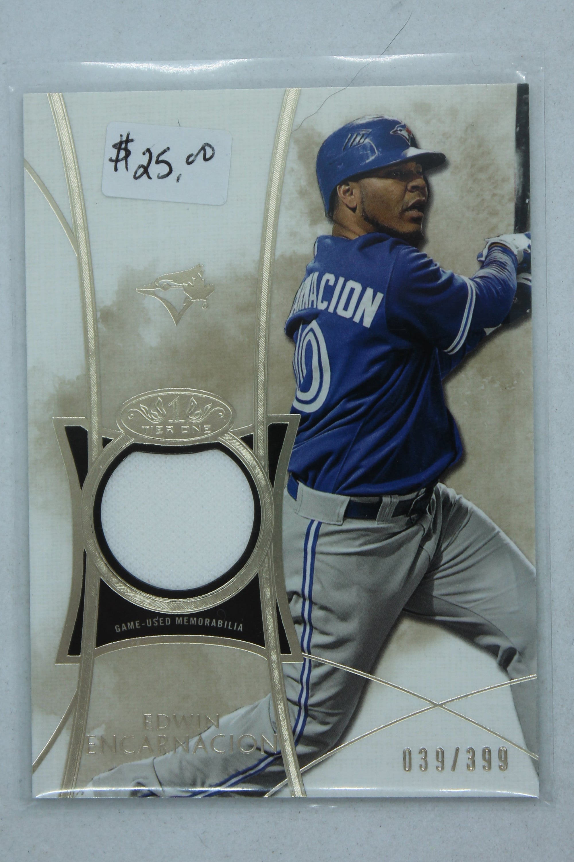 Edwin Encarnacion 2014 Topps Tier One - Relics #TOR-EEC  #039/399