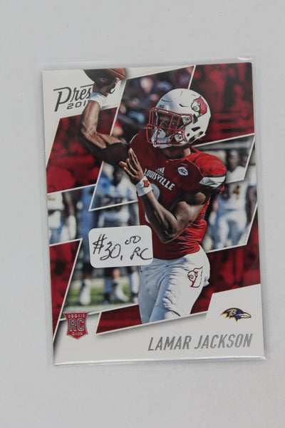 Lamar Jackson 2018 Panini Prestige - Rookie - Rookie Card