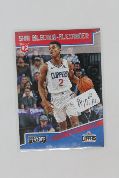 Shai Gilgeous Alexander 2018 Panini Chronicles Playoff Rookie Card