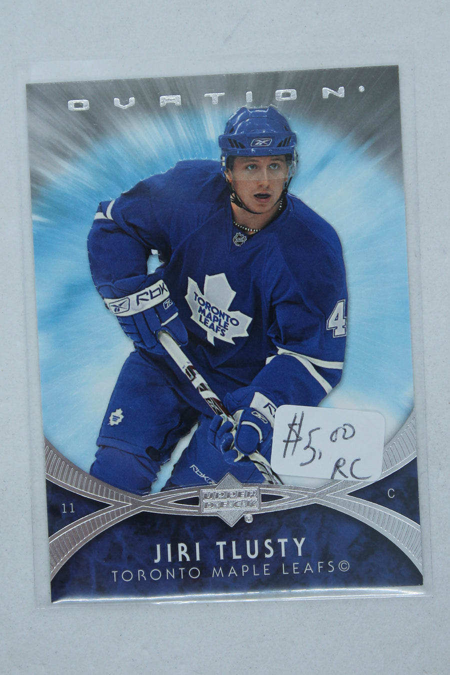 Jiri Tlusty 2007-08 Upper Deck Ovation Rookie Card