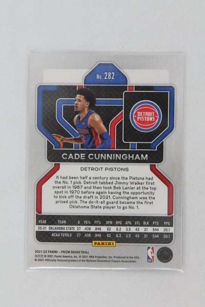 Cade Cunningham 2021-22 Panini Prizm Rookie Card