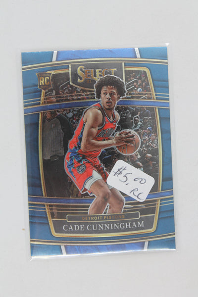 Cade Cunningham 2021-22 Panini Select Blue Concourse Rookie Card