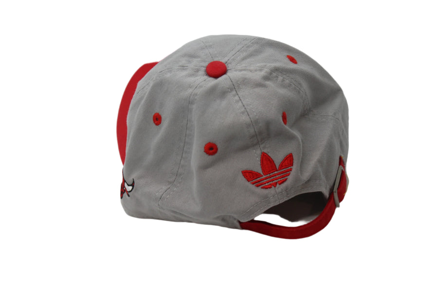 NBA Chicago Bulls adidas Adjustable Hat - Red/Grey Strapback