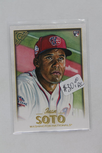 Juan Soto 2018 Topps Gallery Rookie Card