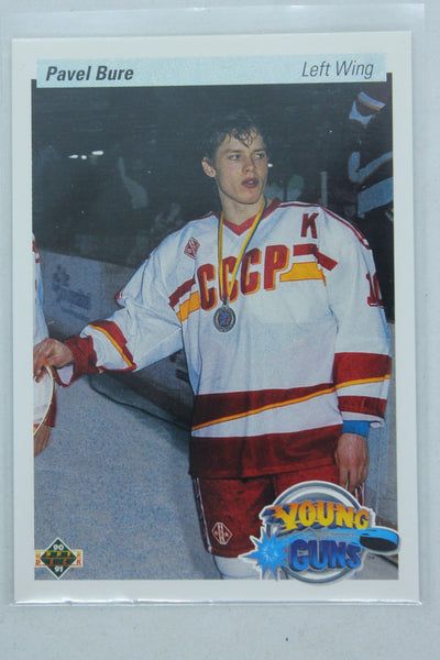 Pavel Bure 1990-91 Upper Deck Young Guns Rookie Card
