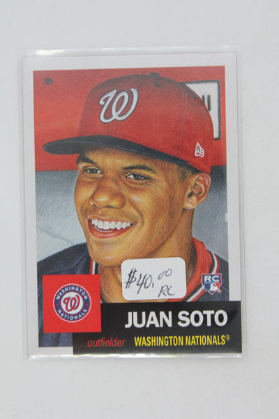 Juan Soto 2018 Topps Living Set Rookie Card