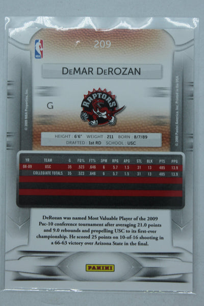 DeMar DeRozan 2009-10 Panini Prestige Rookie Card
