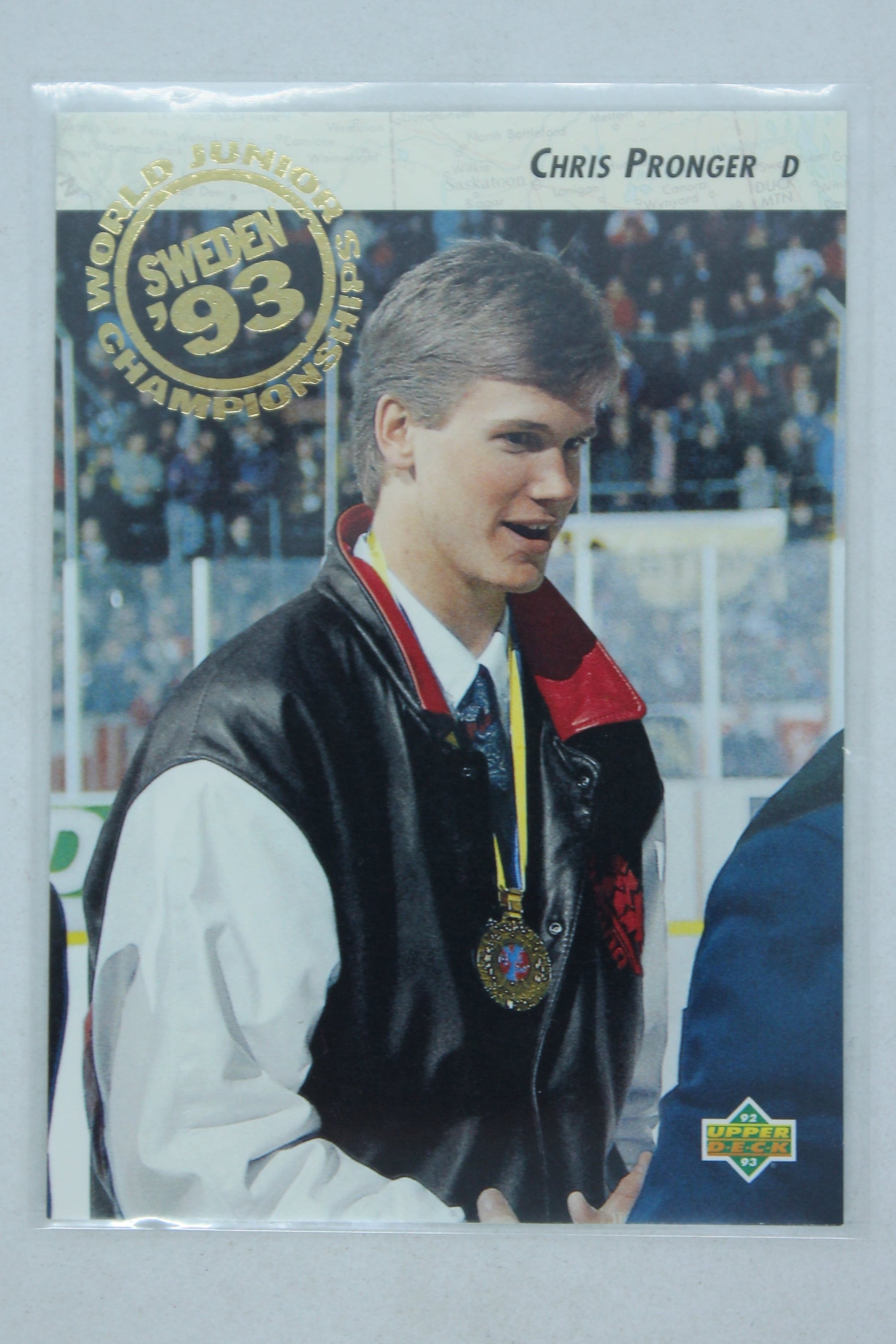 Chris Pronger 1992-93 Upper Deck World Juniors Championships - PRC