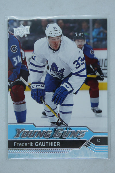 Frederik Gauthier 2016-17 Upper Deck Young Guns Rookie Card