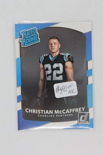 Christian McCaffrey 2017 Panini Donruss Rated Rookie - Rookie Card