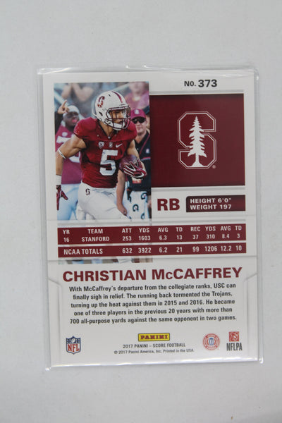 Christian McCaffrey 2017 Score Rookie Card