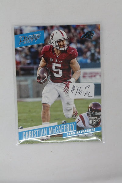 Christian McCaffrey 2017 Panini Prestige Rookie Card