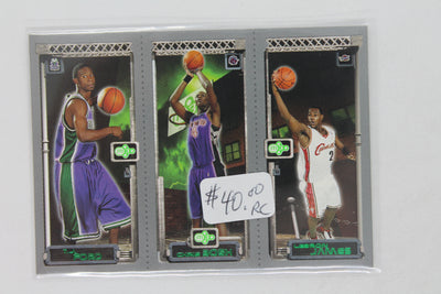 2003-04 Topps2003-04 Topps Rookie Matrix - [Base] #111-114-118 T.J. Ford, Chris Bosh, LeBron James - Rookie Cards