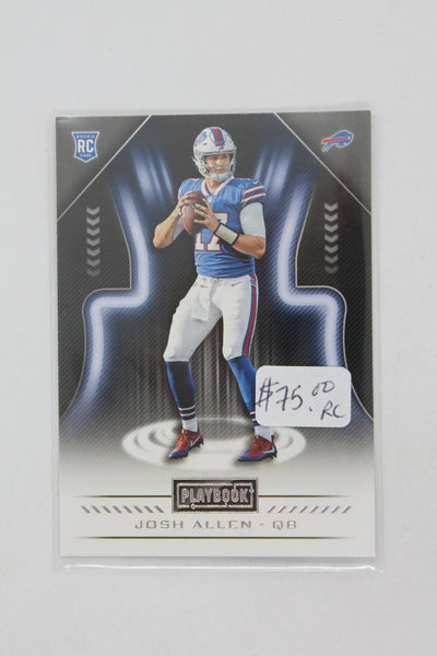 Josh Allen 2018 Panini Playbook Rookie -  Rookie Card