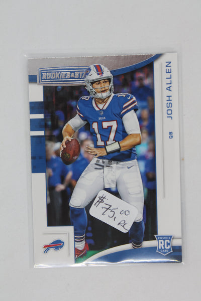 Josh Allen 2018 Panini Rookies & Stars - Rookies - Rookie Card