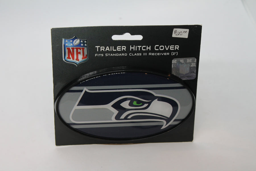 NFL Seattle Seahawks Plastic Trailer Hitch Cover