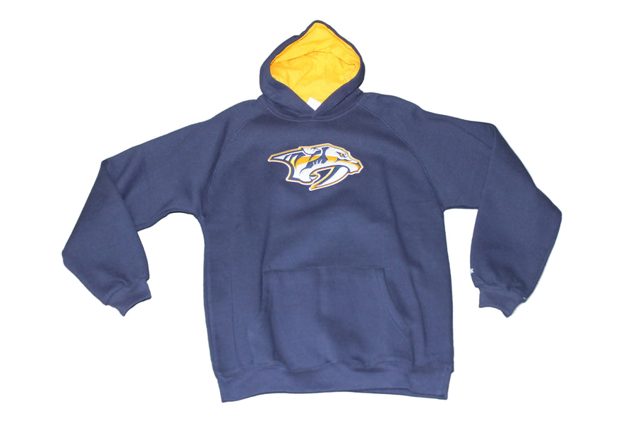 NHL Nashville Predators Youth Reebok Fleece Hoodie - Youth Large
