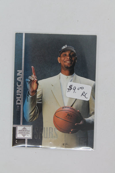 Tim Duncan 1997-98 Upper Deck Rookie Card