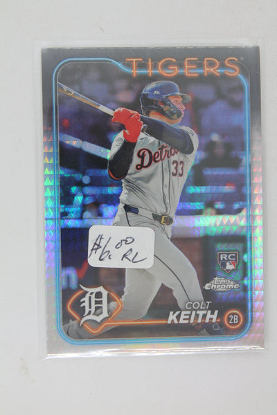 Colt Keith 2024 Topps Chrome - Prism Refractor #2  Rookie Card