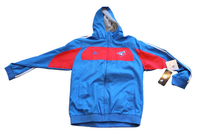 MLB Toronto Blue Jays Youth Adidas Zip-Up Jacket with Hood