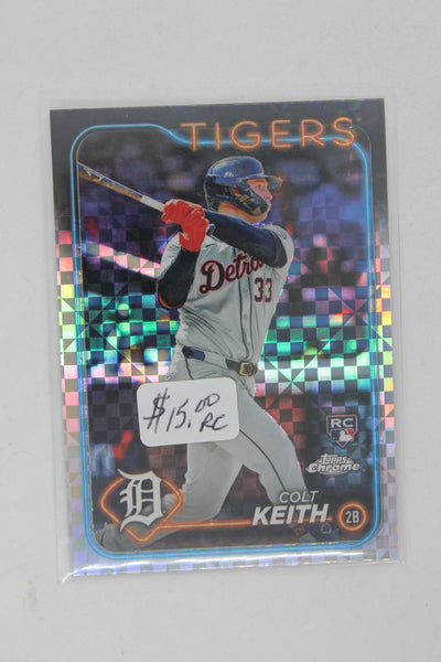 Colt Keith 2024 Topps Chrome - X-Fractor #2  Rookie Card