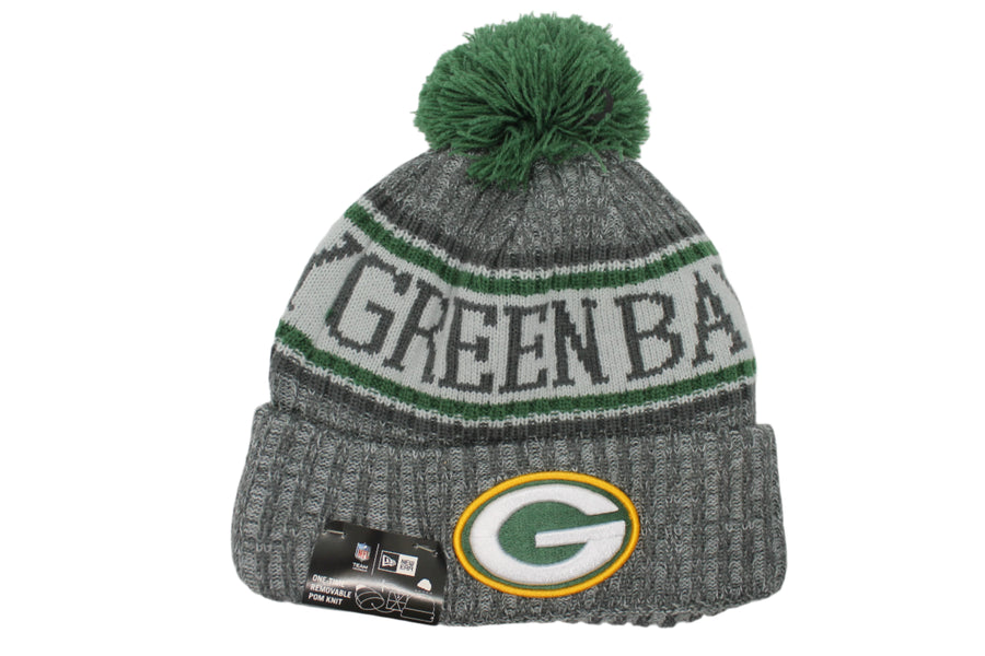 NFL Green Bay Packers New Era Sports Knit Toque with Pom