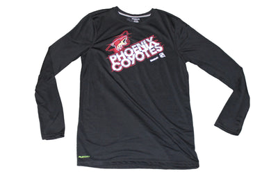 NHL Phoenix Coyotes Reebok Youth Long Sleeve Play Dry Tee - Youth XLarge