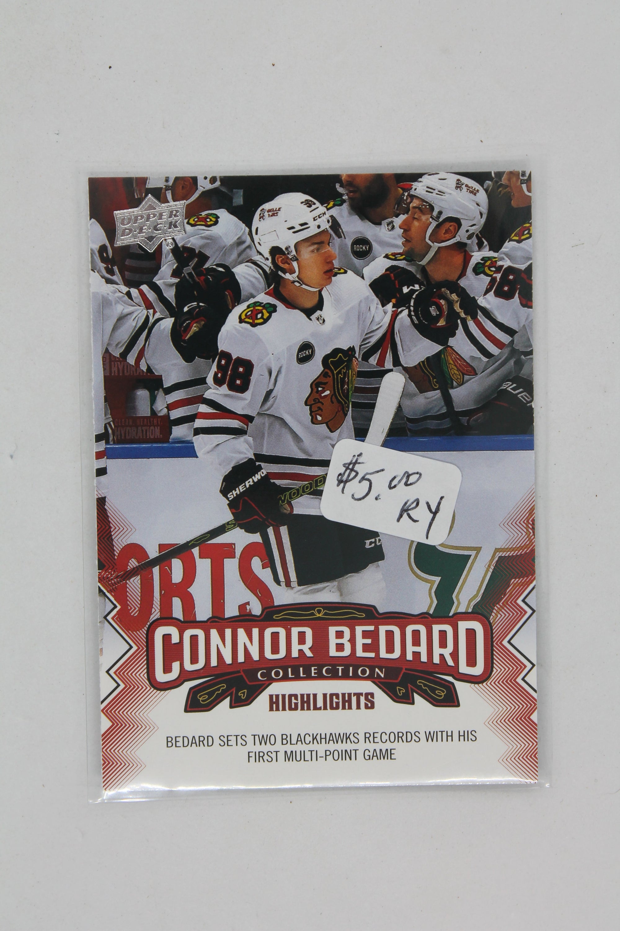 Connor Bedard 2023-24 Upper Deck Connor Bedard Collection - #20 - Rookie Year